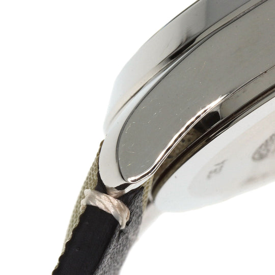 GUCCI Watches Quartz 126.4 Stainless Steel, Leather Silver G timeless hologram hologram dial mens Used Authentic
