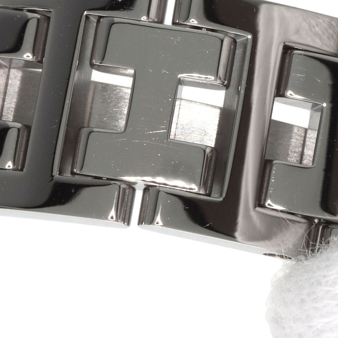 HERMES Watches Quartz CL4.210 Stainless Steel , Stainless Steel Silver Clipper Nacre shell dial Women Used Authentic