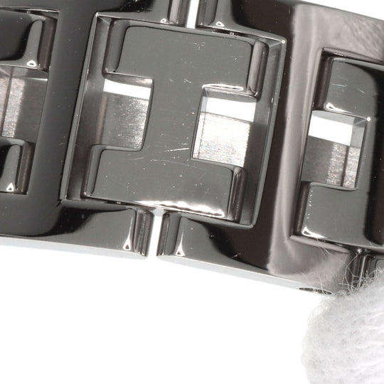 HERMES Watches Quartz CL4.210 Stainless Steel , Stainless Steel Silver Clipper Nacre shell dial Women Used Authentic