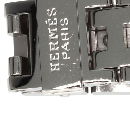 HERMES Watches Quartz CL4.210 Stainless Steel , Stainless Steel Silver Clipper Nacre shell dial Women Used Authentic