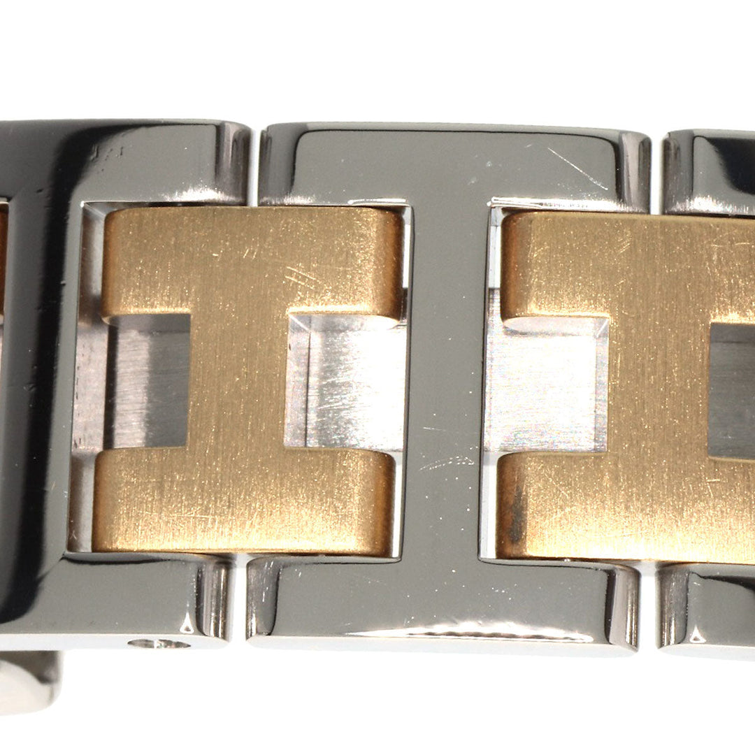 HERMES Watches Quartz CL4.220 Gold Plated gold Clipper white dial