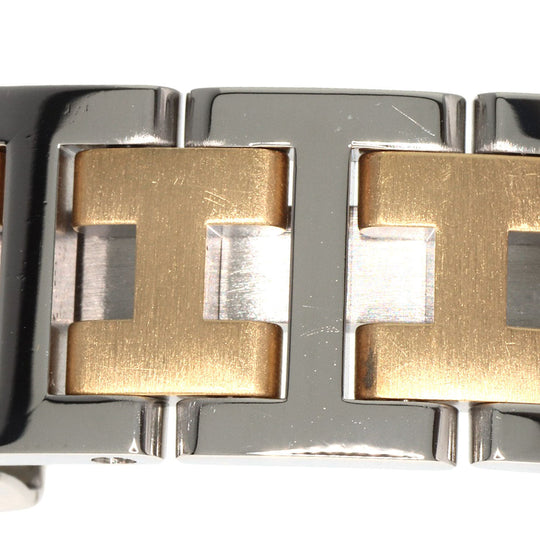 HERMES Watches Quartz CL4.220 Gold Plated gold Clipper white dial