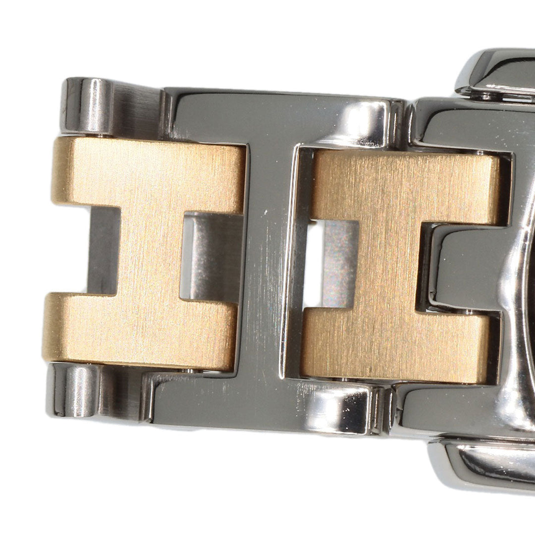 HERMES Watches Quartz CL4.220 Gold Plated gold Clipper white dial