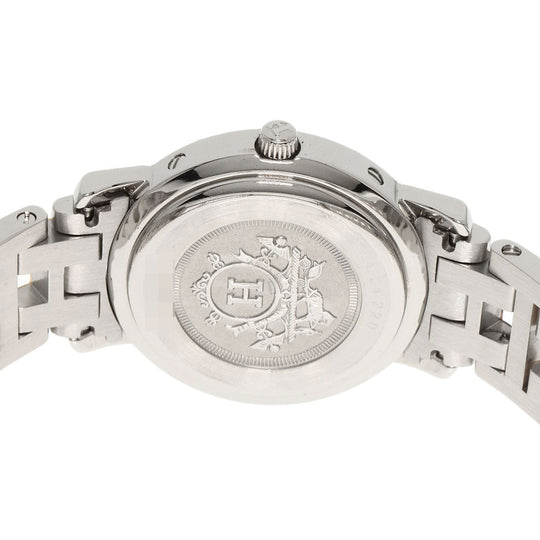 HERMES Watches Quartz CL4.220 Gold Plated gold Clipper white dial