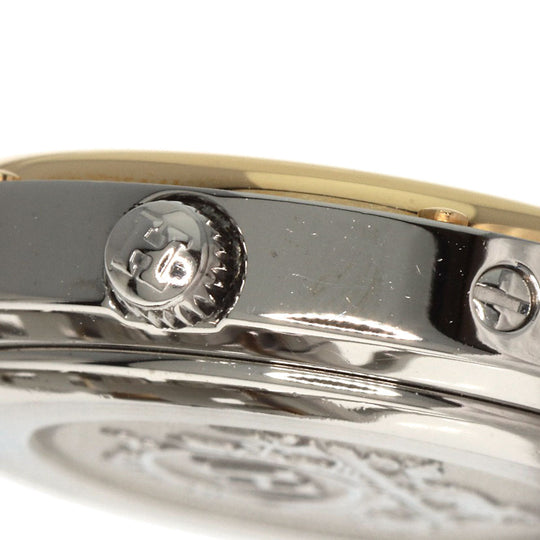 HERMES Watches Quartz CL4.220 Gold Plated gold Clipper white dial