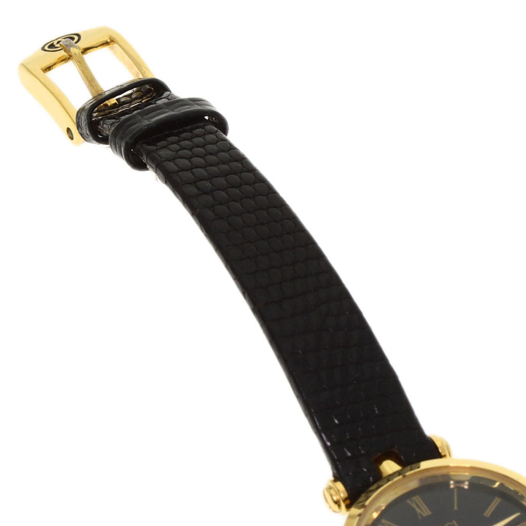 GUCCI Watches Quartz Gold Plated gold Sherry line black dial