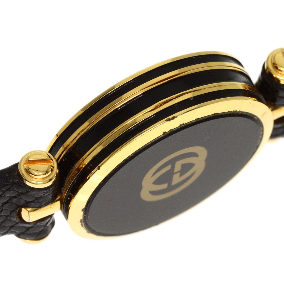 GUCCI Watches Quartz Gold Plated gold Sherry line black dial