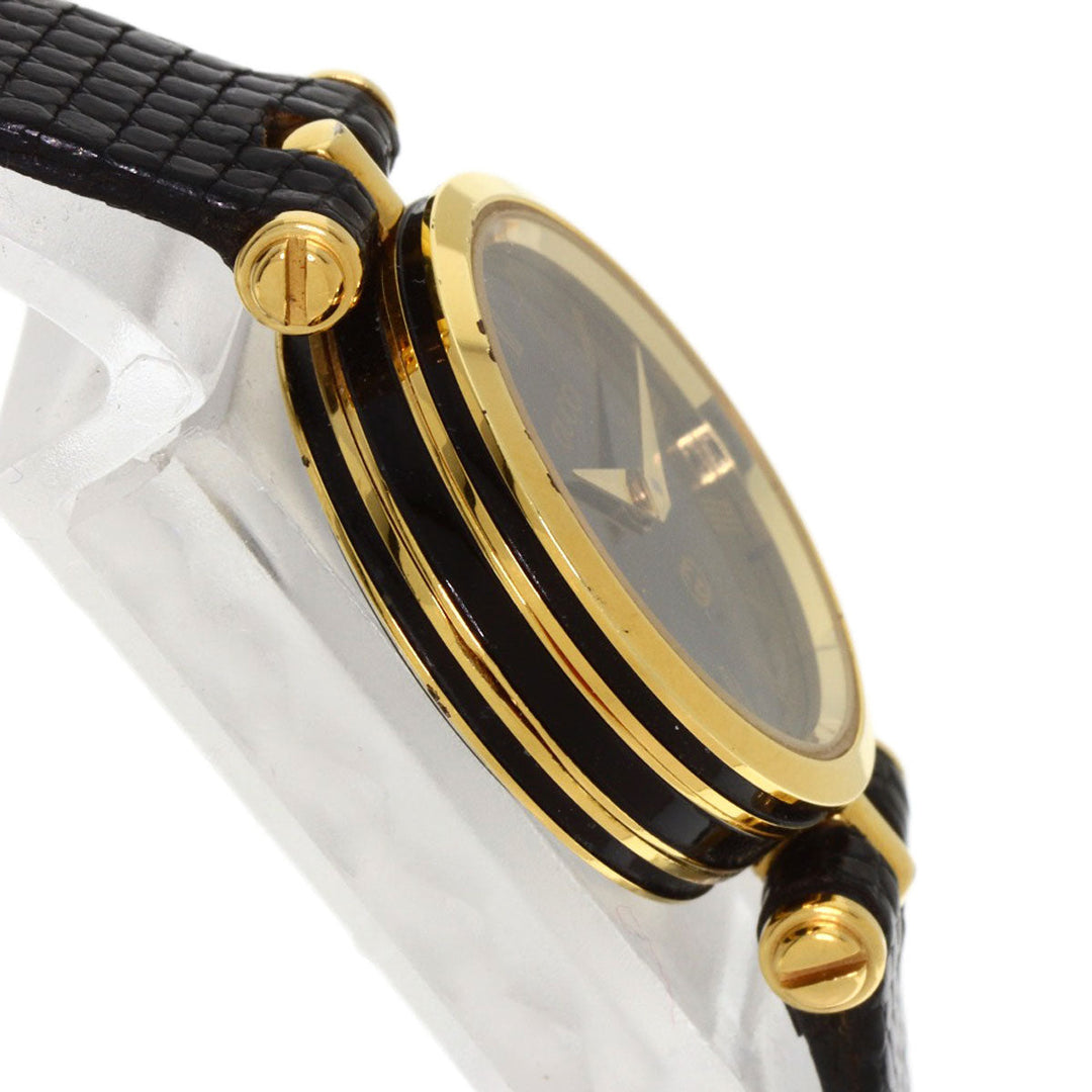 GUCCI Watches Quartz Gold Plated gold Sherry line black dial