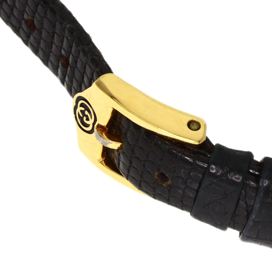 GUCCI Watches Quartz Gold Plated gold Sherry line black dial