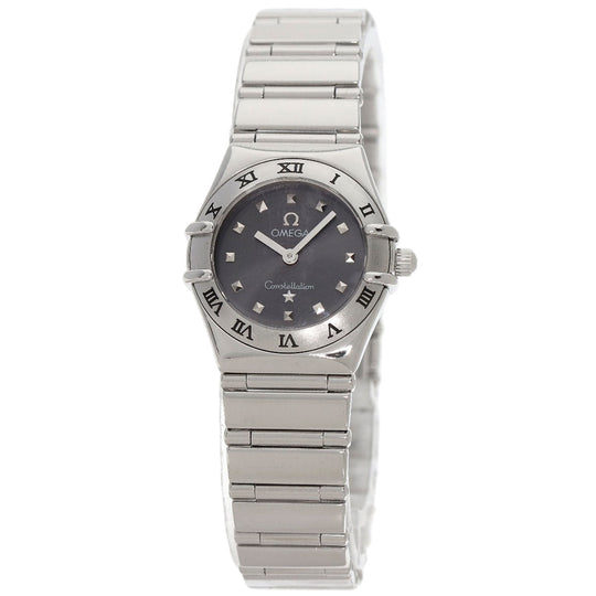 OMEGA Watches Quartz 1561.51 Stainless Steel , Stainless Steel Silver Constellation My Choice gray dial Women Used Authentic