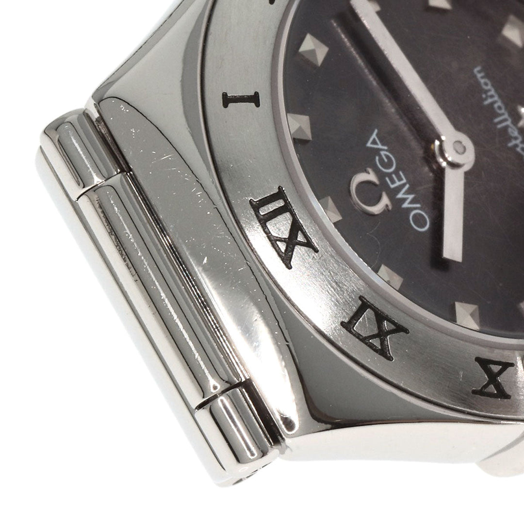 OMEGA Watches Quartz 1561.51 Stainless Steel , Stainless Steel Silver Constellation My Choice gray dial Women Used Authentic
