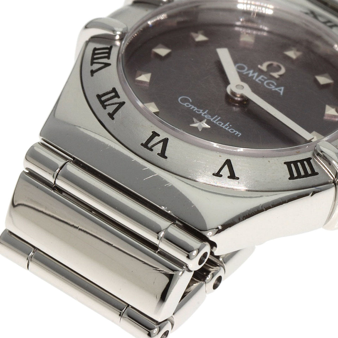 OMEGA Watches Quartz 1561.51 Stainless Steel , Stainless Steel Silver Constellation My Choice gray dial Women Used Authentic