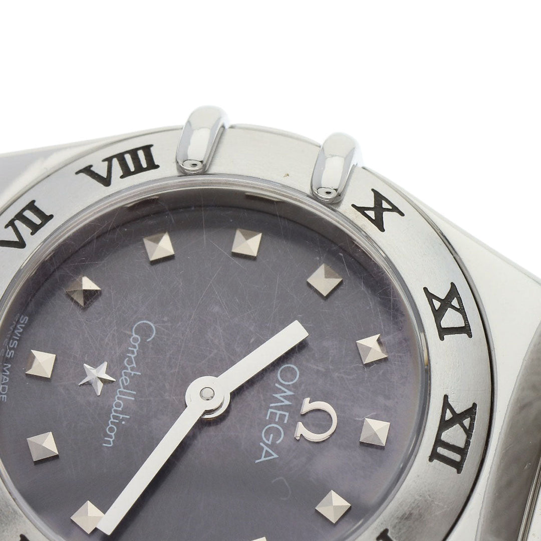 OMEGA Watches Quartz 1561.51 Stainless Steel , Stainless Steel Silver Constellation My Choice gray dial Women Used Authentic