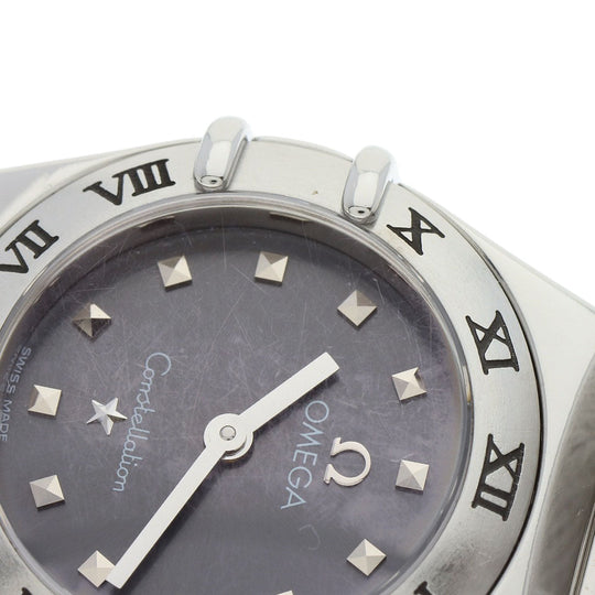 OMEGA Watches Quartz 1561.51 Stainless Steel , Stainless Steel Silver Constellation My Choice gray dial Women Used Authentic