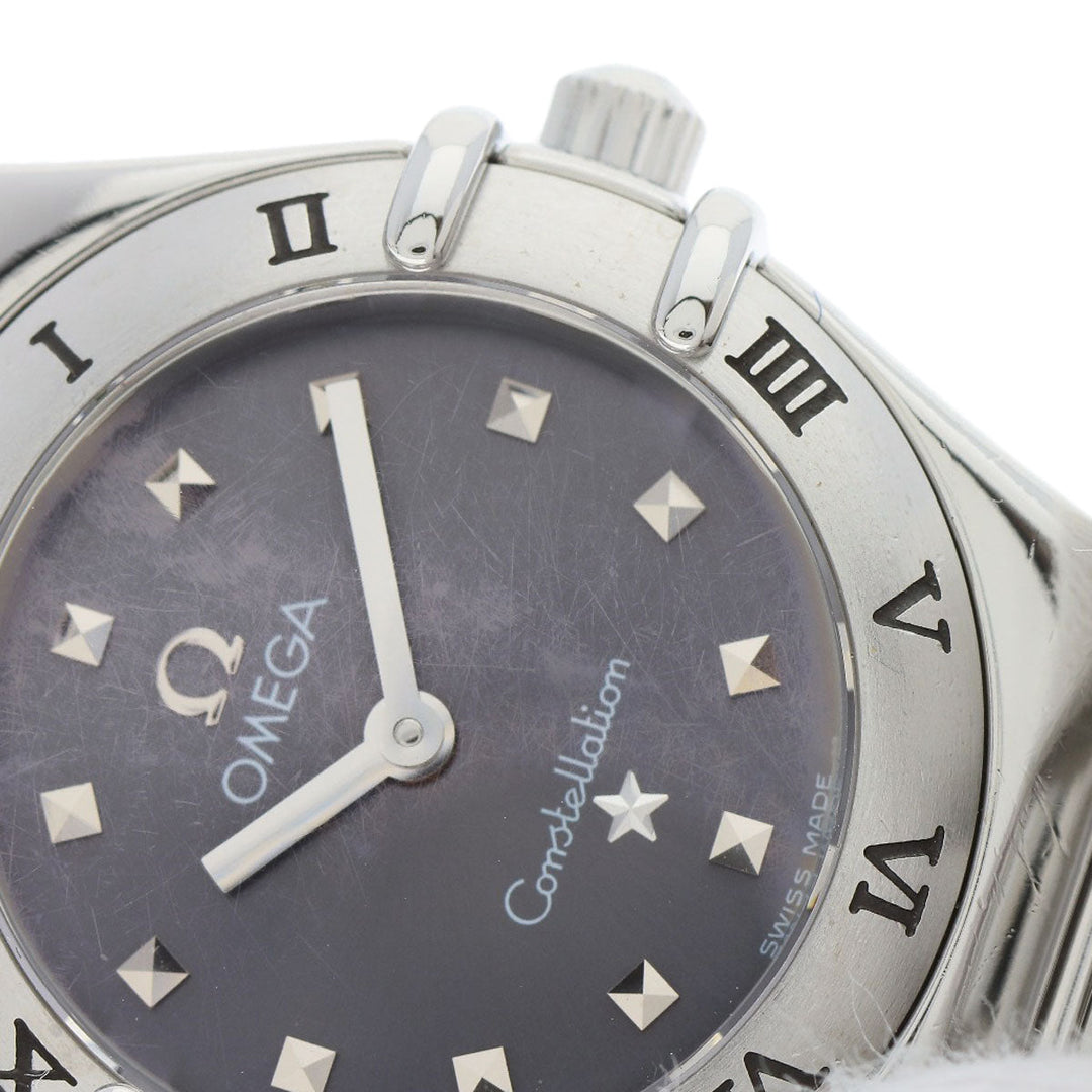 OMEGA Watches Quartz 1561.51 Stainless Steel , Stainless Steel Silver Constellation My Choice gray dial Women Used Authentic