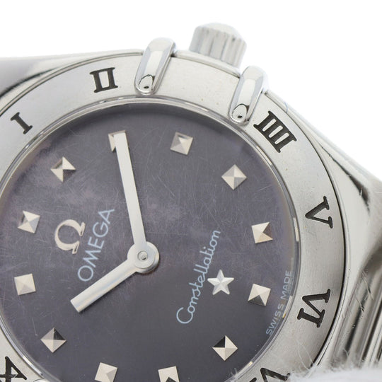 OMEGA Watches Quartz 1561.51 Stainless Steel , Stainless Steel Silver Constellation My Choice gray dial Women Used Authentic
