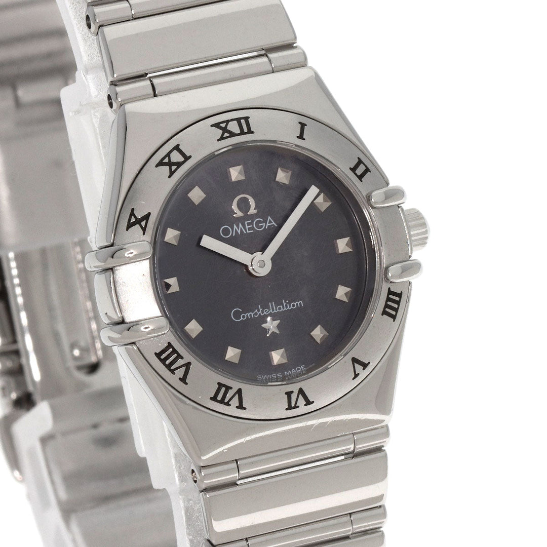 OMEGA Watches Quartz 1561.51 Stainless Steel , Stainless Steel Silver Constellation My Choice gray dial Women Used Authentic