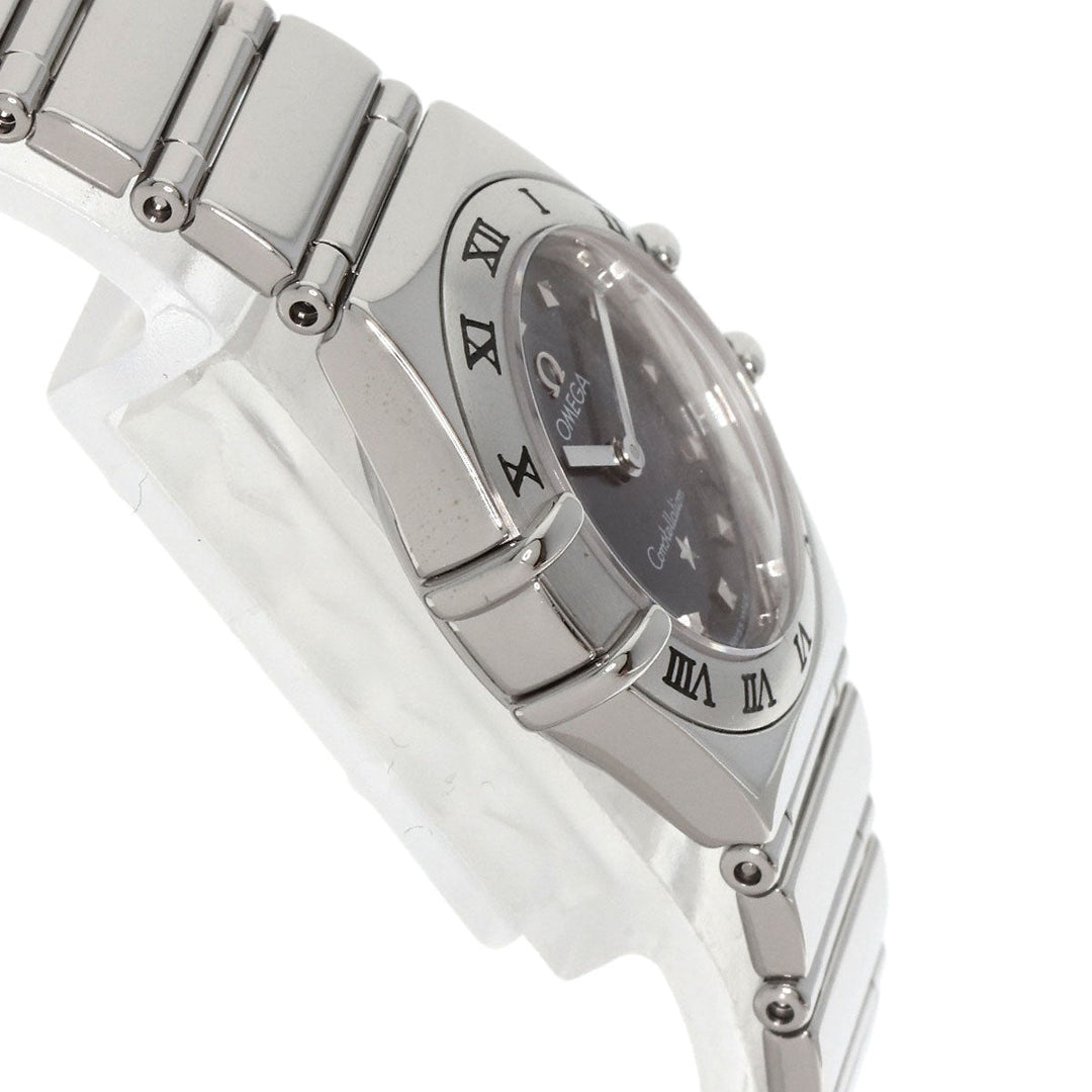 OMEGA Watches Quartz 1561.51 Stainless Steel , Stainless Steel Silver Constellation My Choice gray dial Women Used Authentic