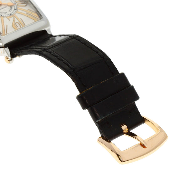 FRANCK MULLER Watches Quartz 902QZRELSTG Stainless Steel, Leather Silver Long Island Silver dial Women Used Authentic