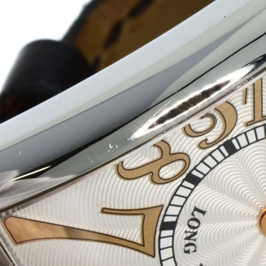 FRANCK MULLER Watches Quartz 902QZRELSTG Stainless Steel, Leather Silver Long Island Silver dial Women Used Authentic
