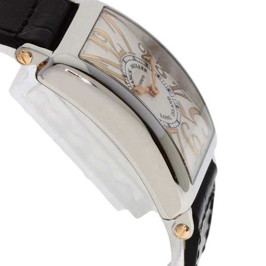 FRANCK MULLER Watches Quartz 902QZRELSTG Stainless Steel, Leather Silver Long Island Silver dial Women Used Authentic