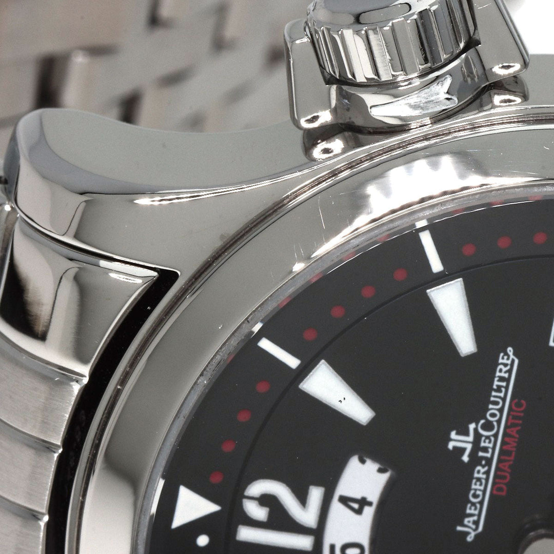 JAEGER-LECOULTRE Watches Mechanical Automatic 146.8.02 Stainless Steel , Stainless Steel black Master Compressor Dualmatique Date black dial mens Used Authentic