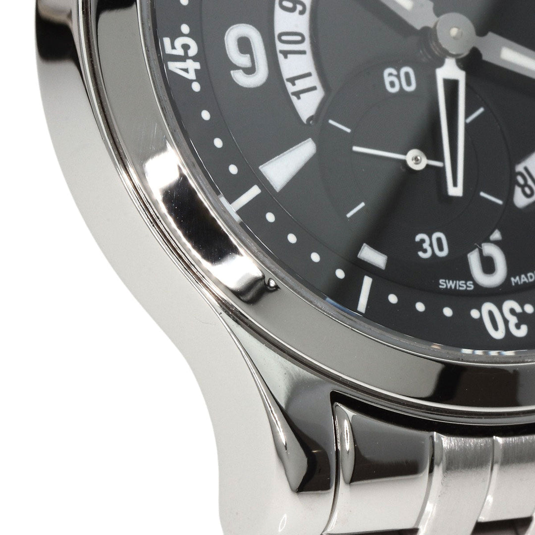 JAEGER-LECOULTRE Watches Mechanical Automatic 146.8.02 Stainless Steel , Stainless Steel black Master Compressor Dualmatique Date black dial mens Used Authentic