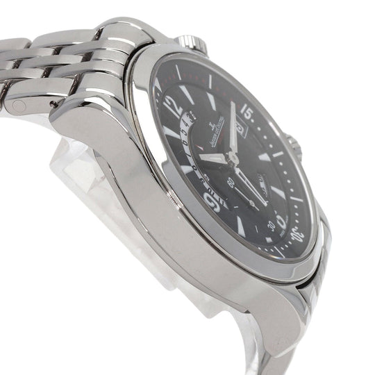 JAEGER-LECOULTRE Watches Mechanical Automatic 146.8.02 Stainless Steel , Stainless Steel black Master Compressor Dualmatique Date black dial mens Used Authentic