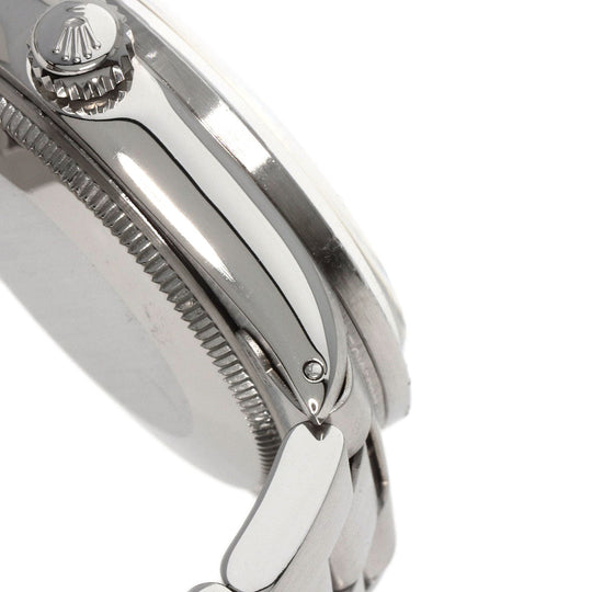 ROLEX Watches Mechanical Automatic 1007 Stainless Steel , Stainless Steel Silver Oyster Perpetual 1973 engine turned bezel Silver dial mens Used Authentic