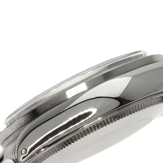 ROLEX Watches Mechanical Automatic 1007 Stainless Steel , Stainless Steel Silver Oyster Perpetual 1973 engine turned bezel Silver dial mens Used Authentic