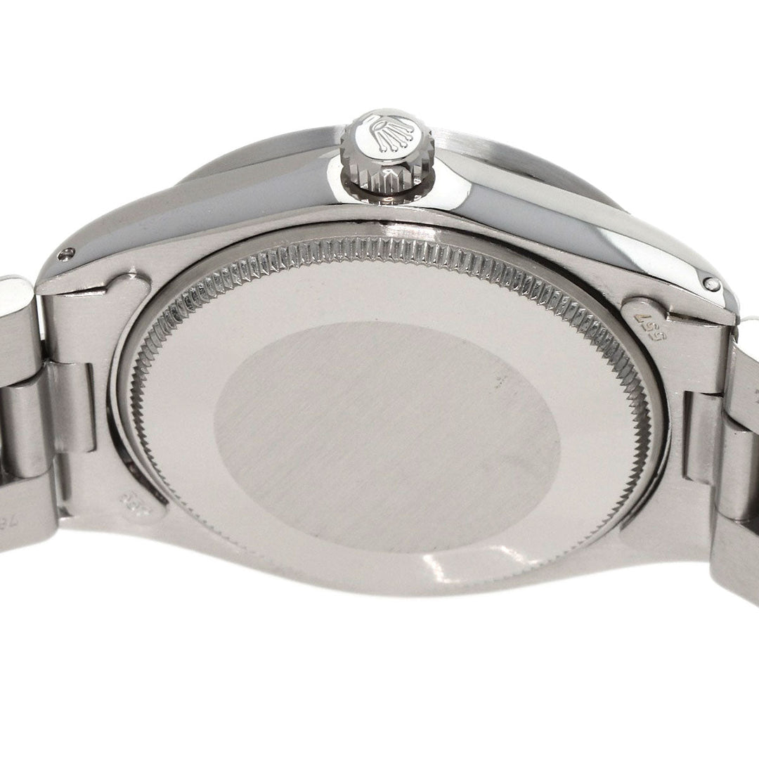 ROLEX Watches Mechanical Automatic 1007 Stainless Steel , Stainless Steel Silver Oyster Perpetual 1973 engine turned bezel Silver dial mens Used Authentic