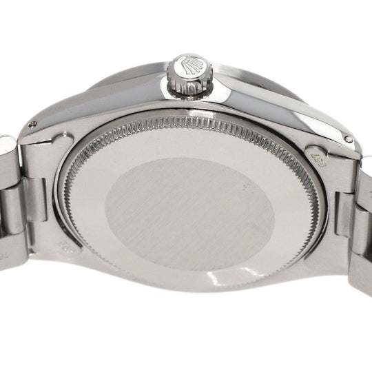 ROLEX Watches Mechanical Automatic 1007 Stainless Steel , Stainless Steel Silver Oyster Perpetual 1973 engine turned bezel Silver dial mens Used Authentic
