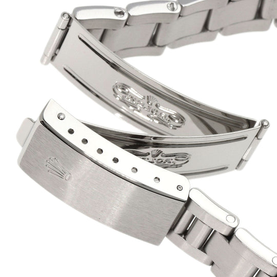 ROLEX Watches Mechanical Automatic 1007 Stainless Steel , Stainless Steel Silver Oyster Perpetual 1973 engine turned bezel Silver dial mens Used Authentic
