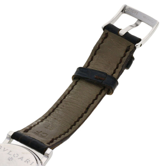 BVLGARI Watches Quartz BB26SLD Stainless Steel, Leather Silver Bulgari Bulgari black dial Women Used Authentic