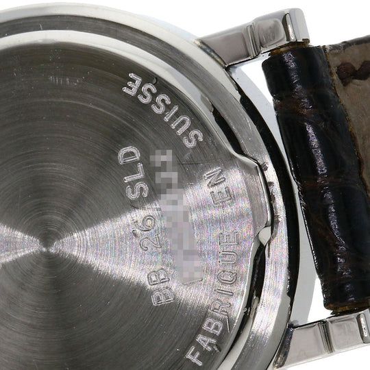BVLGARI Watches Quartz BB26SLD Stainless Steel, Leather Silver Bulgari Bulgari black dial Women Used Authentic