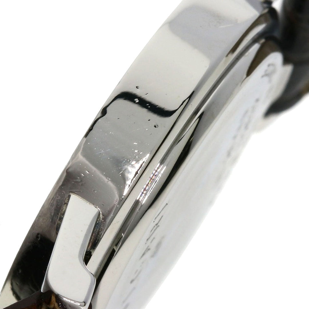 BVLGARI Watches Quartz BB26SLD Stainless Steel, Leather Silver Bulgari Bulgari black dial Women Used Authentic