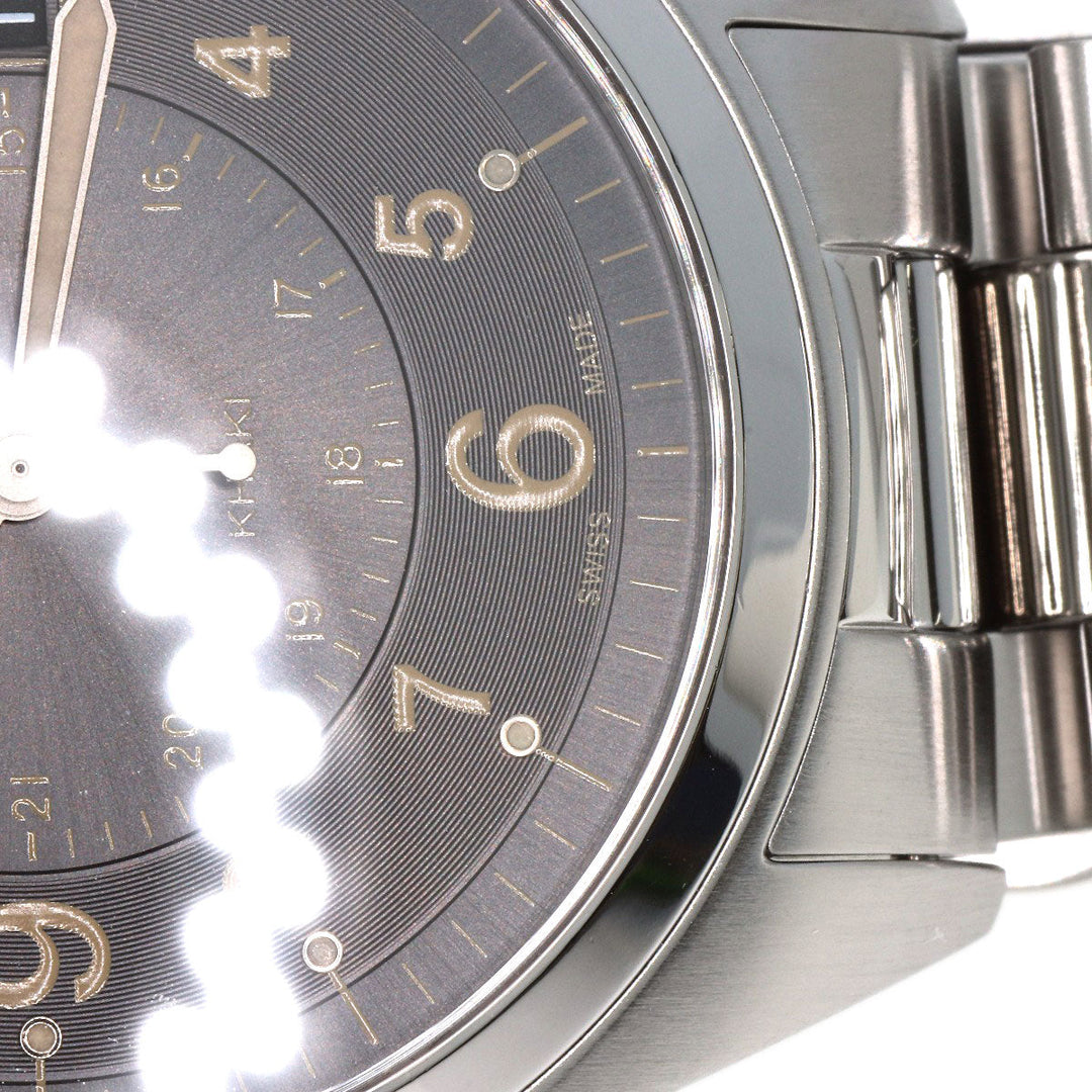 HAMILTON Watches Quartz H685510 Stainless Steel , Stainless Steel Silver Khaki field black dial mens Used Authentic