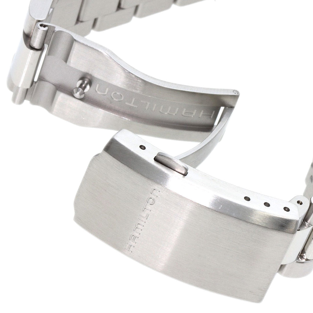 HAMILTON Watches Quartz H685510 Stainless Steel , Stainless Steel Silver Khaki field black dial mens Used Authentic