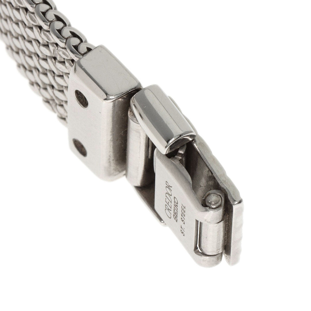 SEIKO Watches Quartz 5A70-0260 Stainless Steel Silver CREDOR Blue Agate blue dial