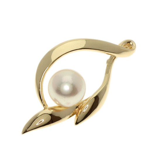 MIKIMOTO Pendant top K14YG gold Pearl