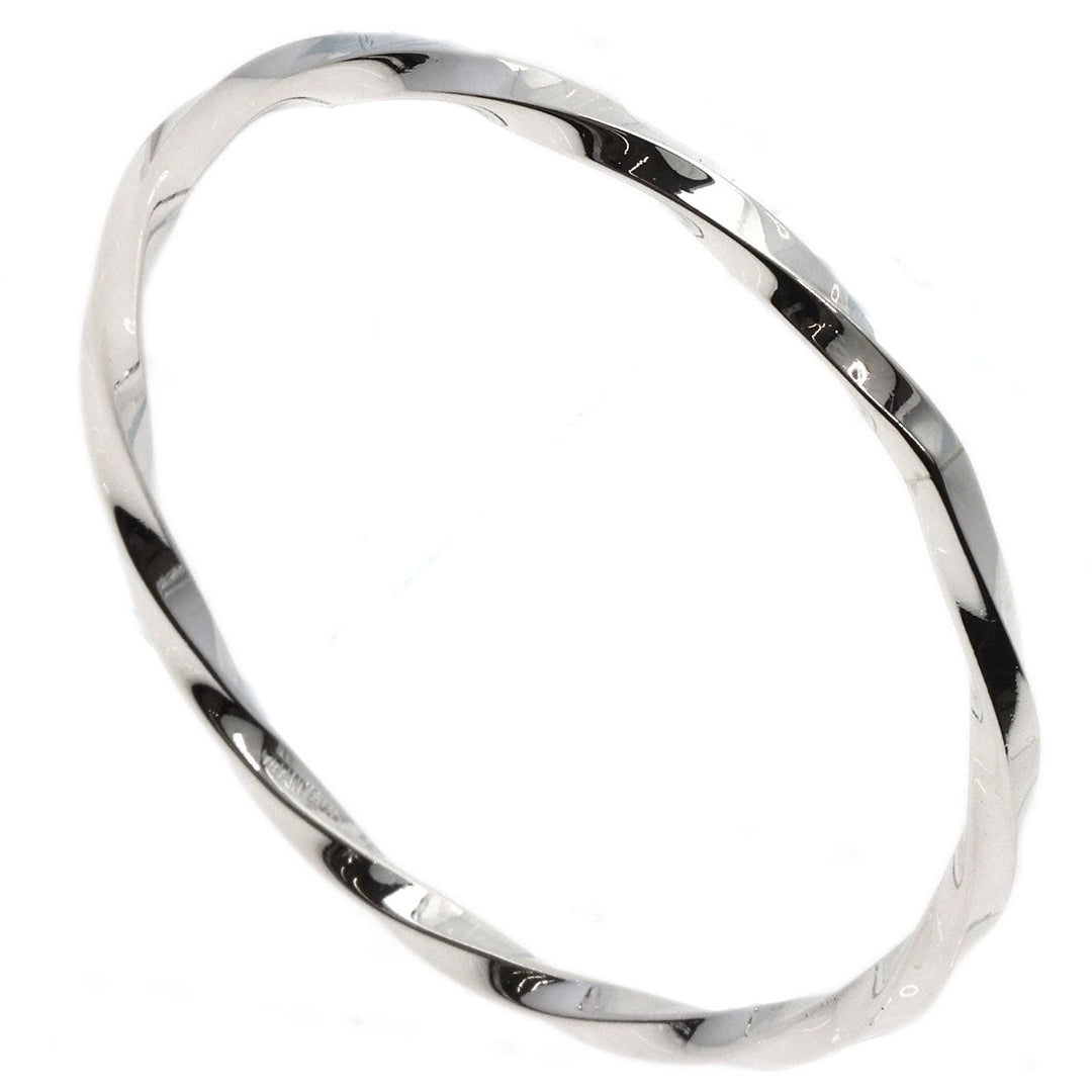 TIFFANY&Co. bracelet SV Silver Twist bangle Women Used Authentic