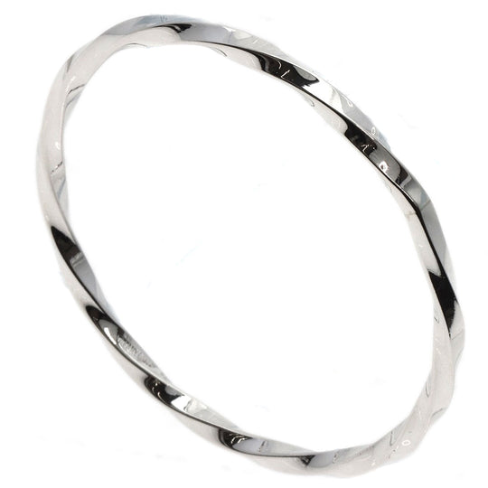 TIFFANY&Co. bracelet SV Silver Twist bangle Women Used Authentic