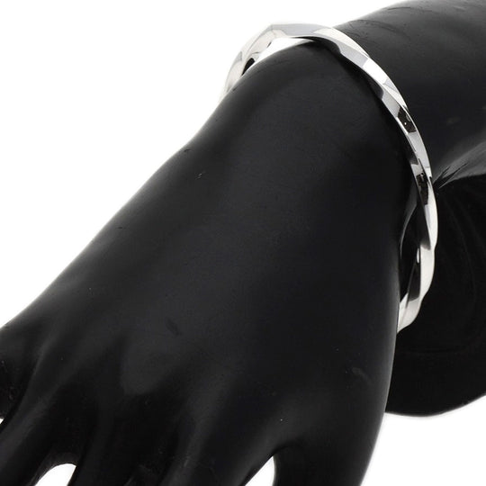 TIFFANY&Co. bracelet SV Silver Twist bangle Women Used Authentic