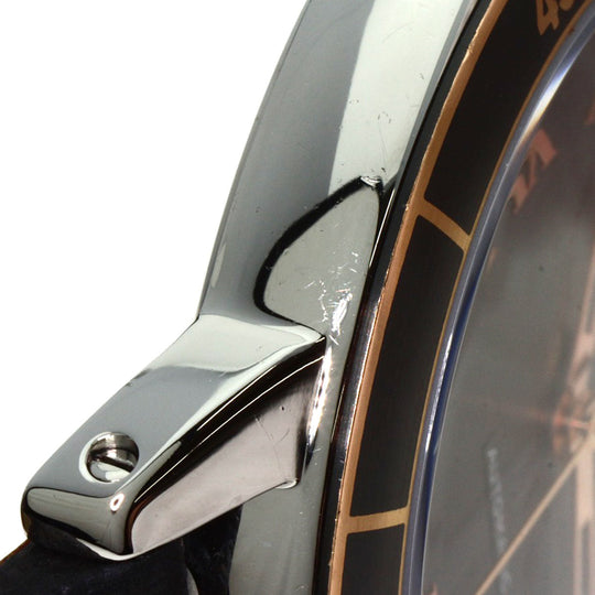 CARTIER Watches Mechanical Automatic W2RN0005 Stainless Steel, Leather Silver Ronde Croisiere gray dial mens Used Authentic