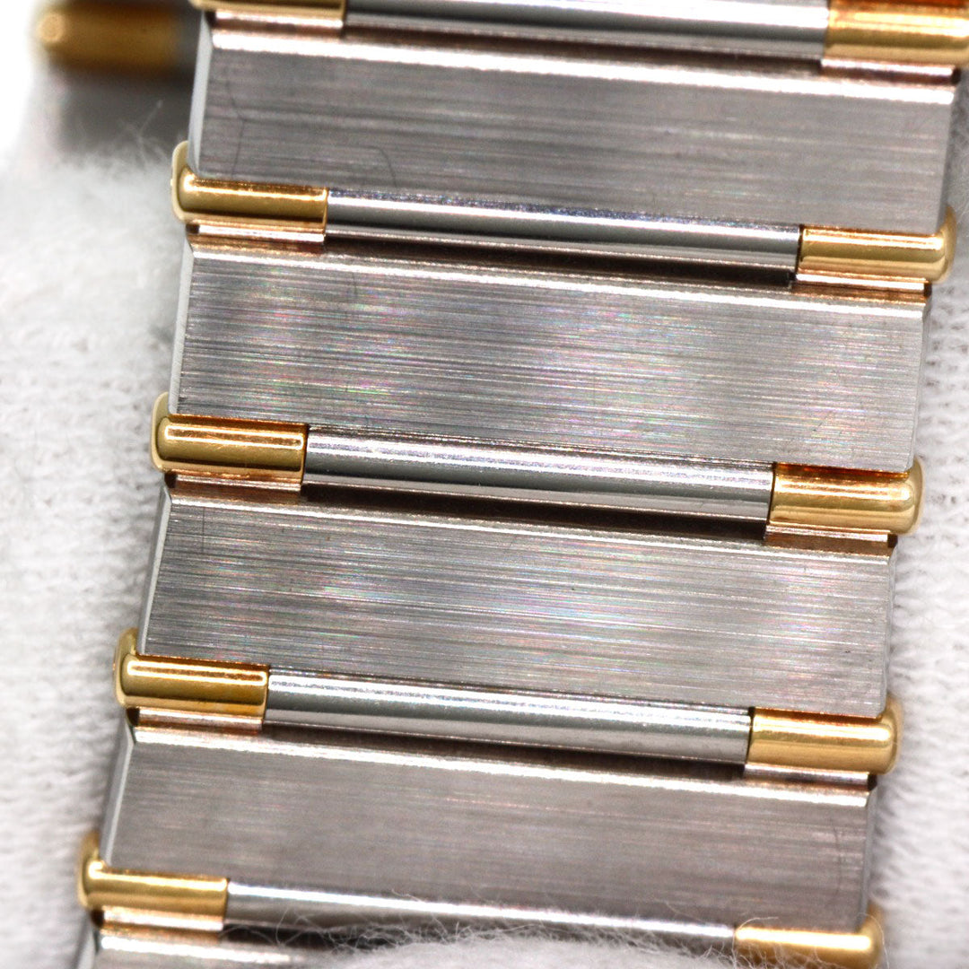 OMEGA Watches Quartz Stainless Steel , SSxK18YG Silver Constellation flat bezel gold dial mens Used Authentic