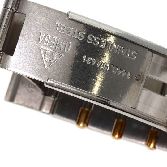 OMEGA Watches Quartz Stainless Steel , SSxK18YG Silver Constellation flat bezel gold dial mens Used Authentic