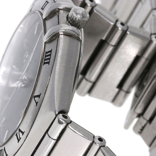OMEGA Watches Quartz 1512.40 Stainless Steel , Stainless Steel Silver Constellation black dial mens Used Authentic
