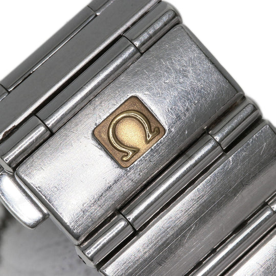 OMEGA Watches Quartz 1512.40 Stainless Steel , Stainless Steel Silver Constellation black dial mens Used Authentic