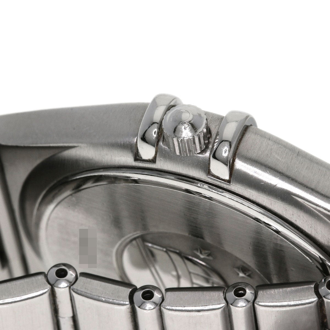 OMEGA Watches Quartz 1512.40 Stainless Steel , Stainless Steel Silver Constellation black dial mens Used Authentic