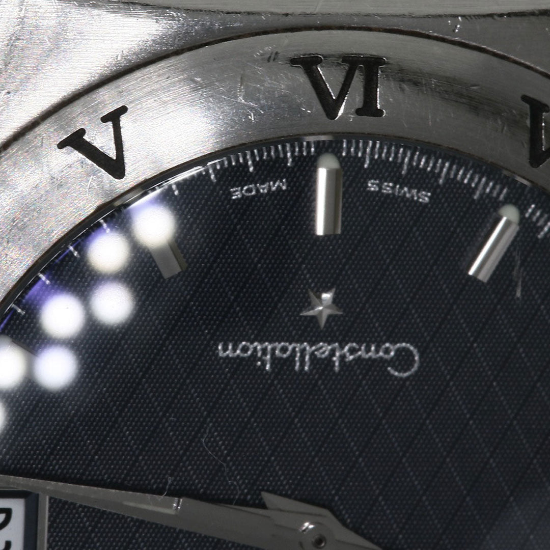 OMEGA Watches Quartz 1512.40 Stainless Steel , Stainless Steel Silver Constellation black dial mens Used Authentic